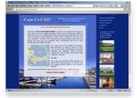 Cape Cod Summer Rental website
